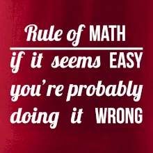 Rule of math