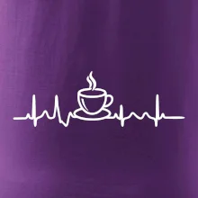 EKG hrnček kávy