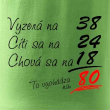 Vyzerá, cíti sa, chová sa - 80 rokov