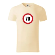 Dopravná značka - obmedzenie rýchlosti 70 Dopravná značka - obmedzenie rýchlosti 70