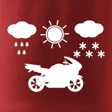 Motorkář za každého počasí - silnice