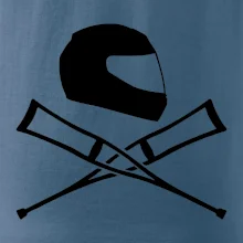 Cestná helma / barle