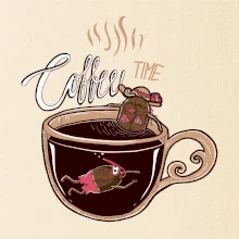 Coffee time bath (Pecka design)