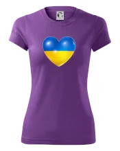 Ukrajina srdce vlajka