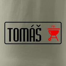 Tričko na grilovanie s vlastným menom