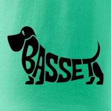 Basset nápis v tele
