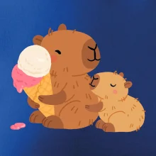 Kapybara so zmrzlinou