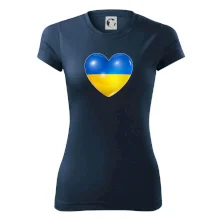 Ukrajina srdce vlajka Ukrajina srdce vlajka