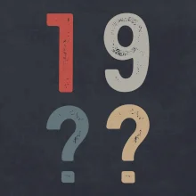 Vintage číslica - vlastný rok