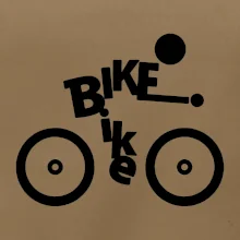 Bike nápis postava