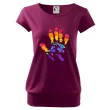 LGBT hand print