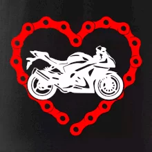 Moto srdce reťaz - cestná Moto srdce reťaz - cestná