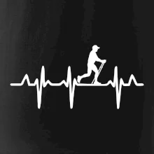 EKG nordic walking muž