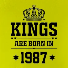 Kings are born in 1987
