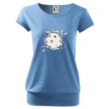 Florbal lopta v triku