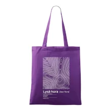 Lysá hora - vrstevnice v obdĺžniku