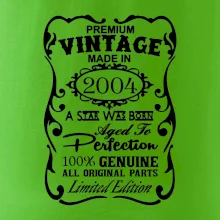 Vintage Etiketa - 2004