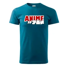 Anime nápis červený