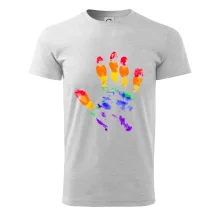 LGBT hand print