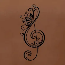 Husľový kľúč kvety Husľový kľúč kvety