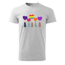 LGBT ruky srdce