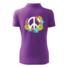 Peace symbol abstraktný