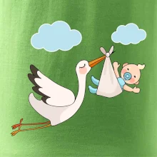 Bocian čakáme bábätko - chlapec