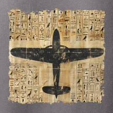 Egyptské hieroglyfy lietadlo