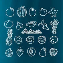 Frutarián ovocie vo štvorci