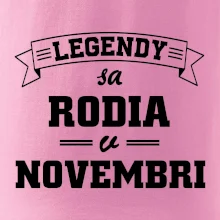 Legendy sa rodia v novembri