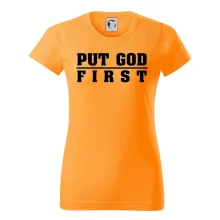 Put God first hrubý nápis