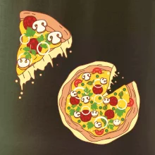 Pizza + Pizza kousek