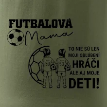 Futbalová mama - Dve dcéry (vaše meno a číslo)