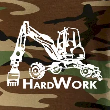 Hard Work kráčajúce rýpadlo