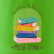 Holka, ktorá miluje čítanie