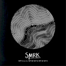 Smrk - vrstevnice v kruhu