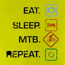 Eat sleep MTB repeat