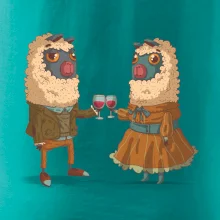 Alpaky s vínom pár Alpaky s vínom pár