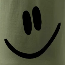 Emoji bez obrysu - usmev