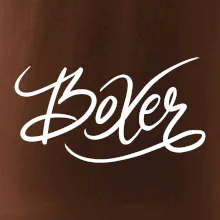 Boxer - nápis okrasný