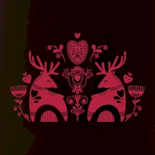 Folklór - dva jelene