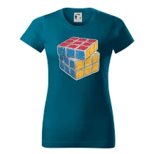 Rubikova kocka kreslená