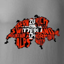 Mapy - názvy miest - Švajčiarsko
