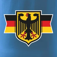 Nemecká orlica a vlajka Nemecká orlica a vlajka