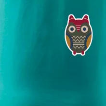 Folklór na prsníku sova