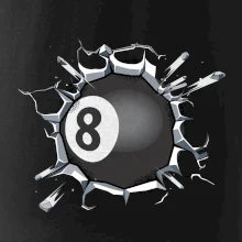 Biliardová guľa v triku