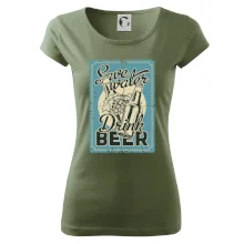 Save water drink beer poster