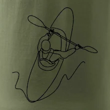 Kajak zhora jedným ťahom