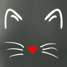 Mačka - srdce namiesto nosa