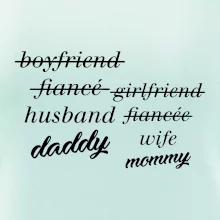 Partnerské tričko nastávajúci rodičia